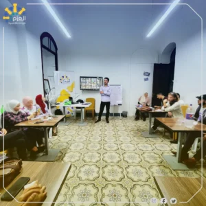ورشة صناعة المحتوى الرقمي في مؤسسة العزم للريادة والتنمية في حمص