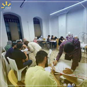 ورشة صناعة المحتوى الرقمي في مؤسسة العزم للريادة والتنمية في حمص