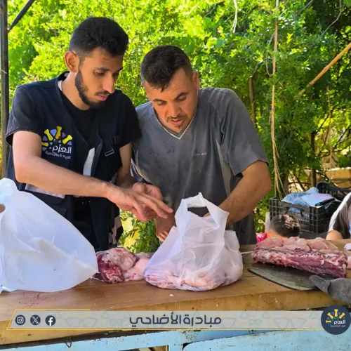 مبادرة الأضاحي - مؤسسة العزم للريادة والتنمية - حمص