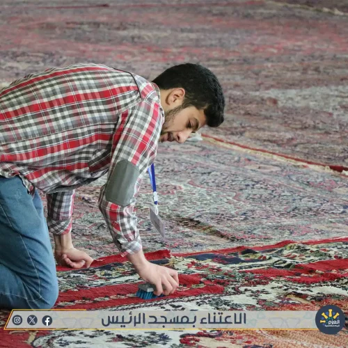 مبادرة بيوت من نور - للاعتناء بالمساجد - مسجد الرئيس