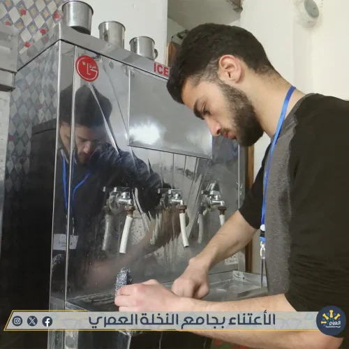 مبادرة بيوت من نور - للاعتناء بالمساجد - جامع النخلة العمري