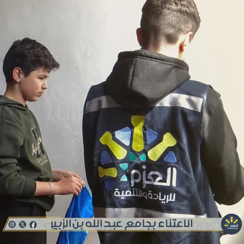 مبادرة بيوت من نور - للاعتناء بالمساجد - جامع عبد الله بن الزبير