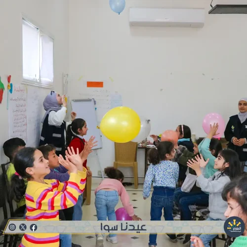 مبادرة عيدنا سوا - مؤسسة العزم للريادة والتنمية - حمص (1)