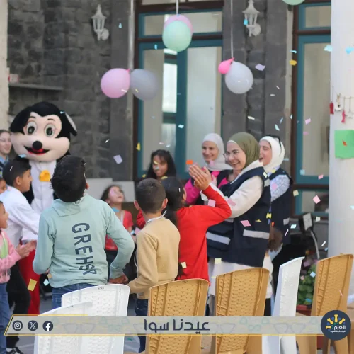 مبادرة عيدنا سوا - مؤسسة العزم للريادة والتنمية - حمص (1)