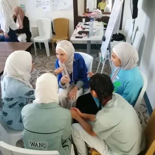 جلسات نادي العزم لليافعين